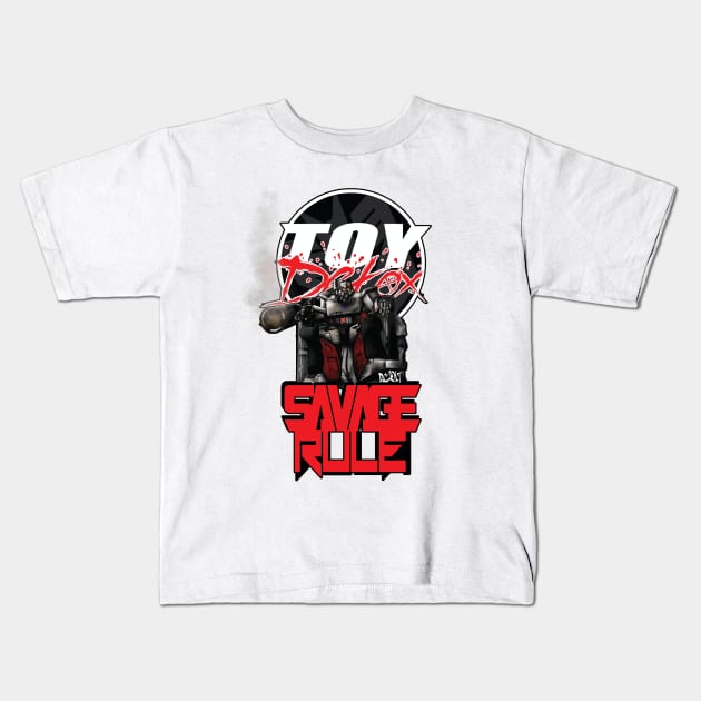 Detox TFCon 2017 Savage Rule Kids T-Shirt by ToyDetox